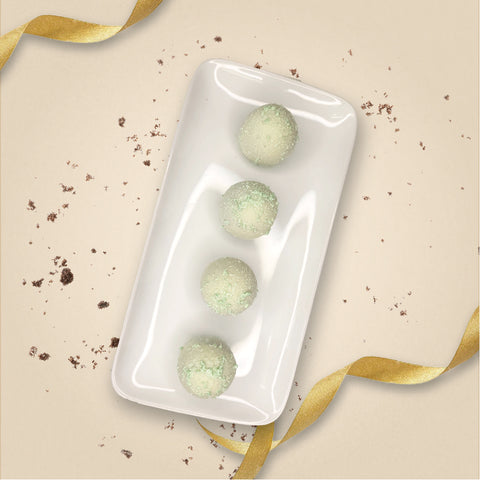 White Mint Truffles