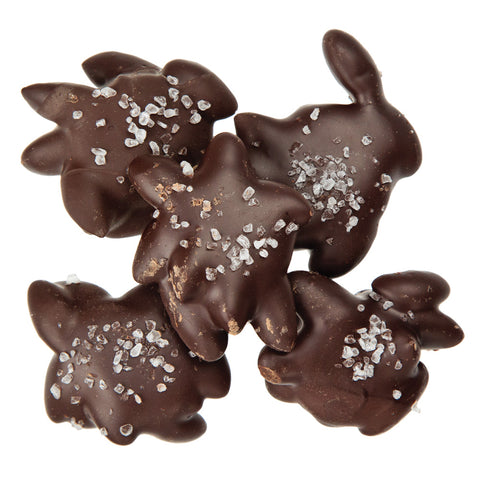 Candy Dark Chocolate Sea Salt Almond Turtles