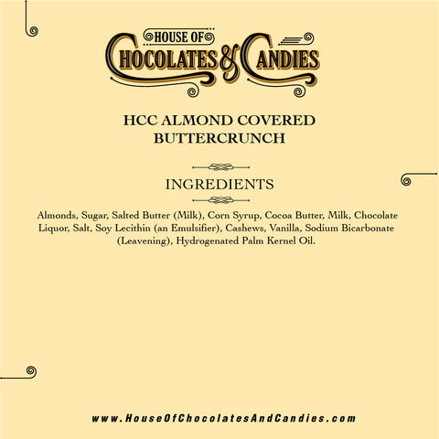 Almond Covered Buttercrunch