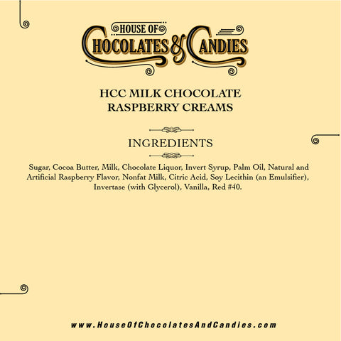 Milk Chocolate Raspberry Creams