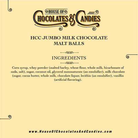 Jumbo Milk Chocolate Malt Balls