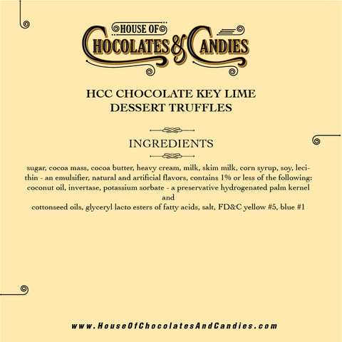 Chocolate Key Lime Dessert Truffles